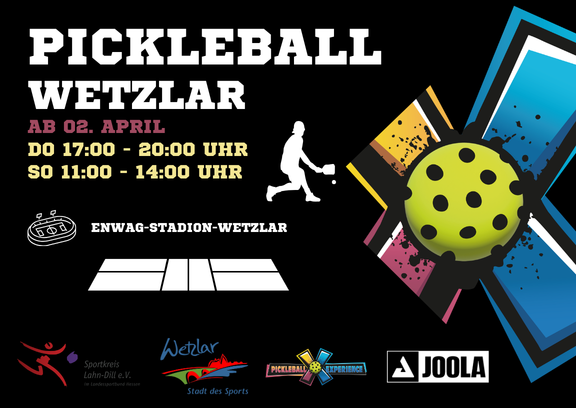 Coming soon: Pickleball im ENWAG-Stadion Wetzlar!